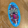 Riot Stick Sticker 5"