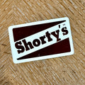 Shorty's VINTAGE NOS Sticker 2.6"
