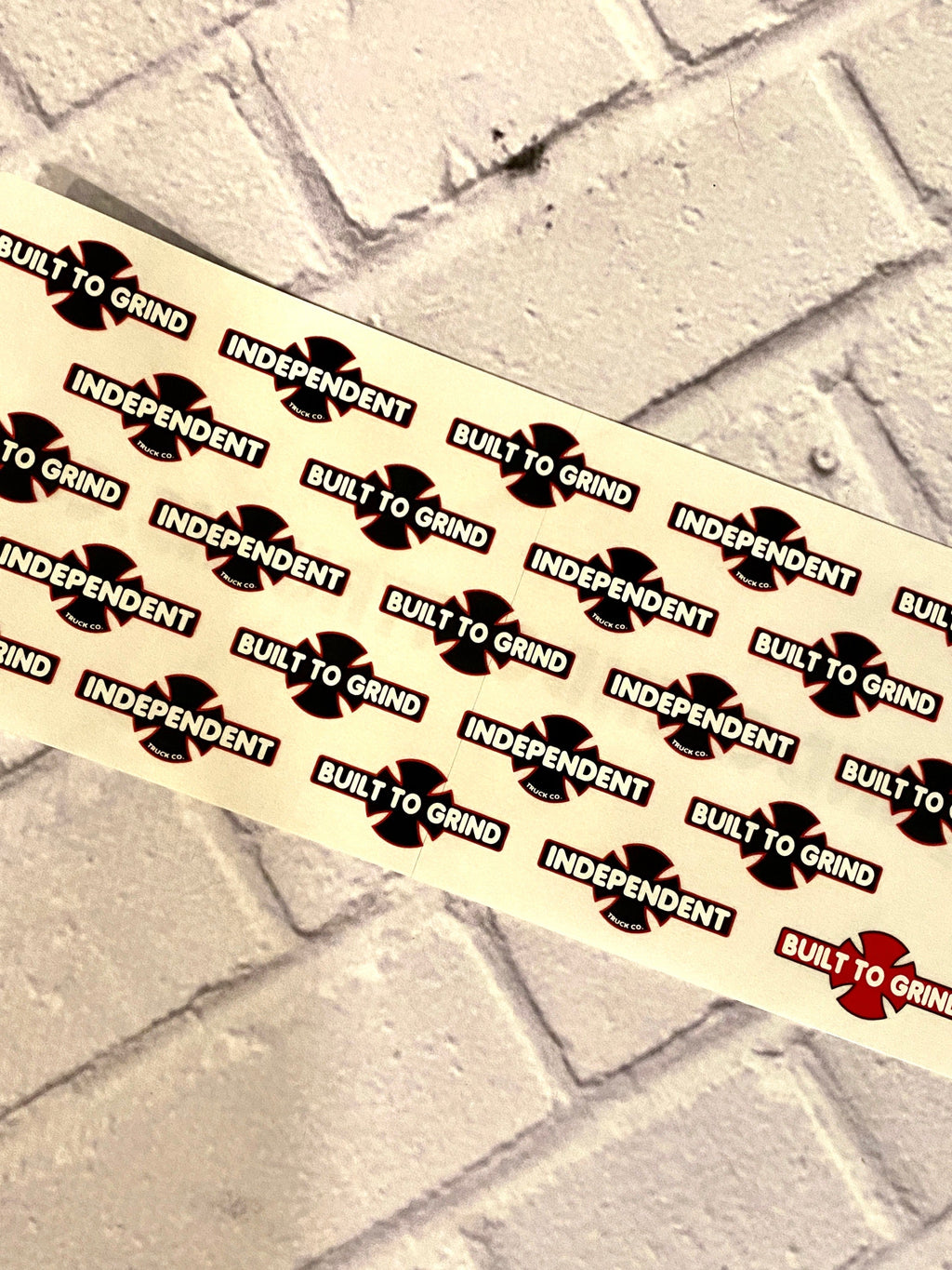 Independent LARGE Sheet VINTAGE Sticker 8.5”