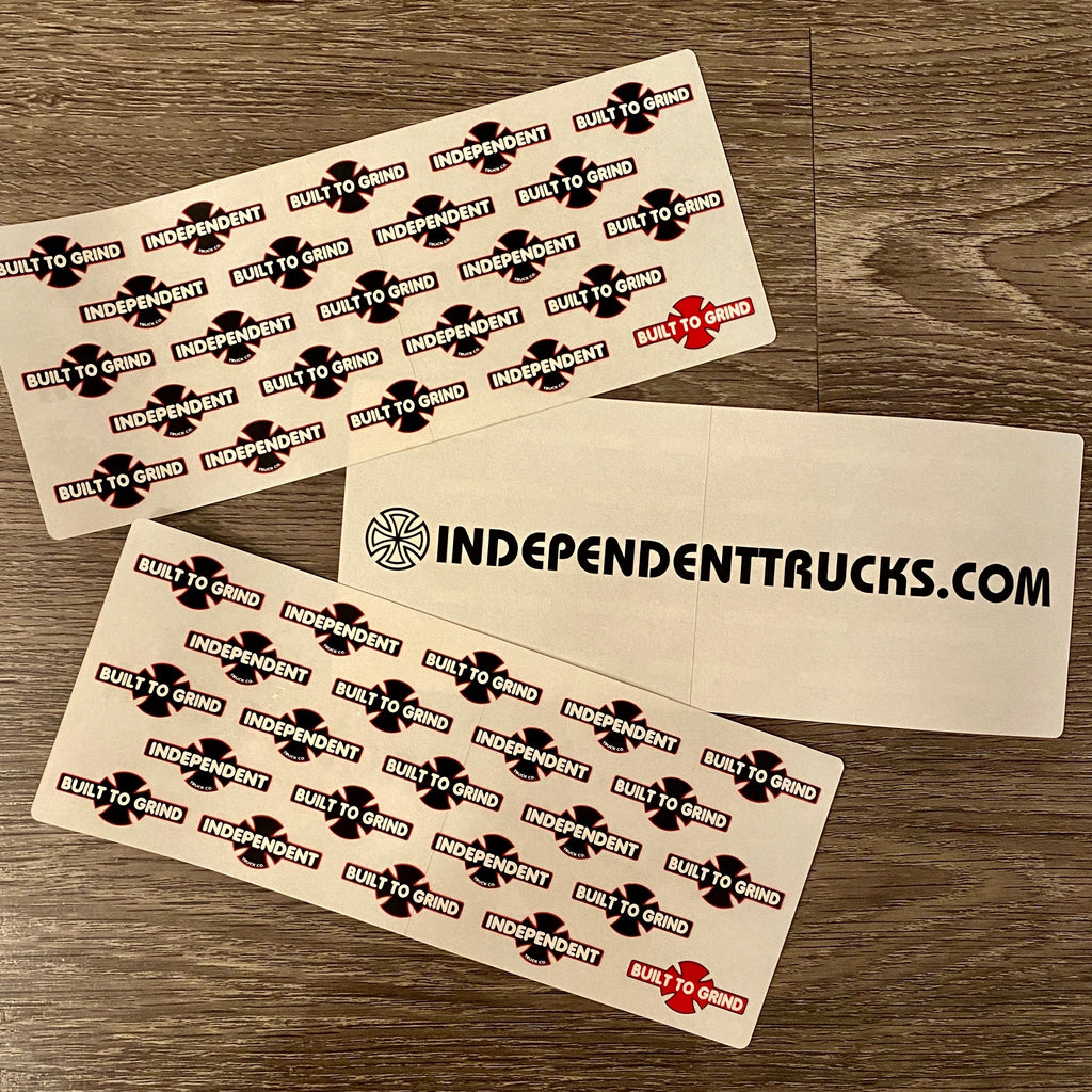 Independent LARGE Sheet VINTAGE Sticker 8.5”