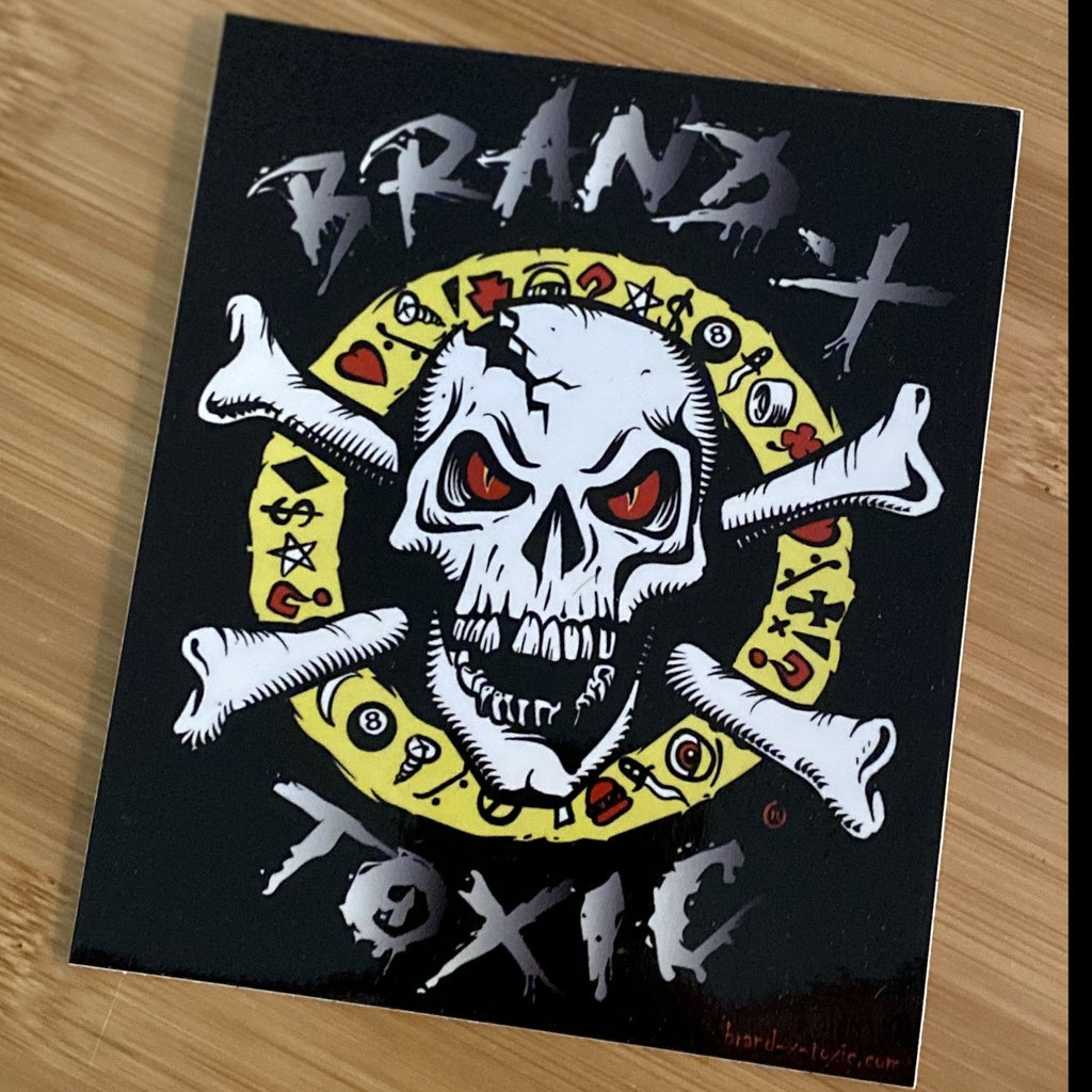 Brand-X-Toxic Molder Sticker 5”